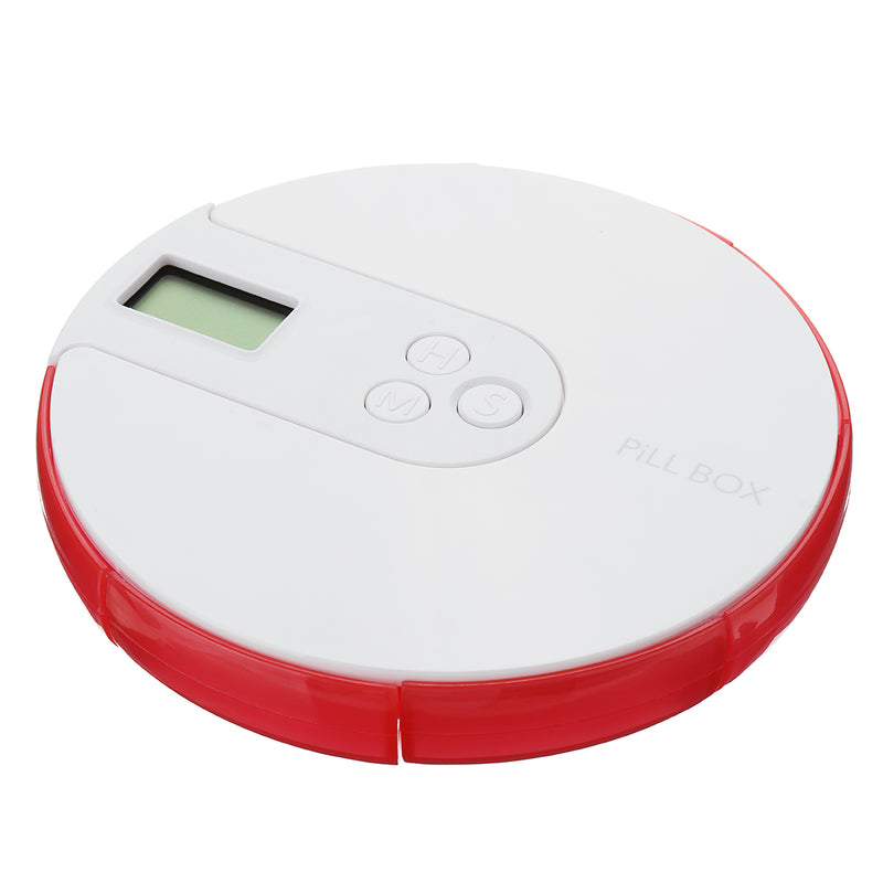 7 Days Electronic Pill Organizer Timer Alarm Clock Reminder Medicine Case Box