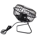High Quality 4 Inch Cooling Ventilation Fan USB Solar Powered Panel Iron FanB6Q5
