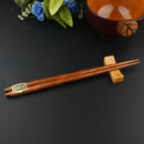 5 Pairs Japanese-style Handmade Reusable Natural Wooden Chopsticks kitchen