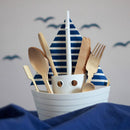 Creative Sailboat Shape Lattice Tableware Cage Multipurpose Kitchen Shelf S Q5R9