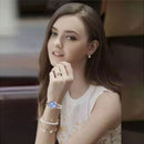 Chaoyada Fashionable Women's Bangles Watch Elegant Individuality Diamonds Q N3H1