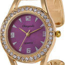 Chaoyada Fashionable Women's Bangles Watch Elegant Individuality Diamonds Q F1G6