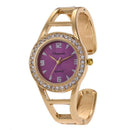 Chaoyada Fashionable Women's Bangles Watch Elegant Individuality Diamonds Q F1G6