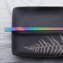 2 pairs Japanese Korean Length 23cm Food Grade Chopsticks Top Mirror Polish Z8W3