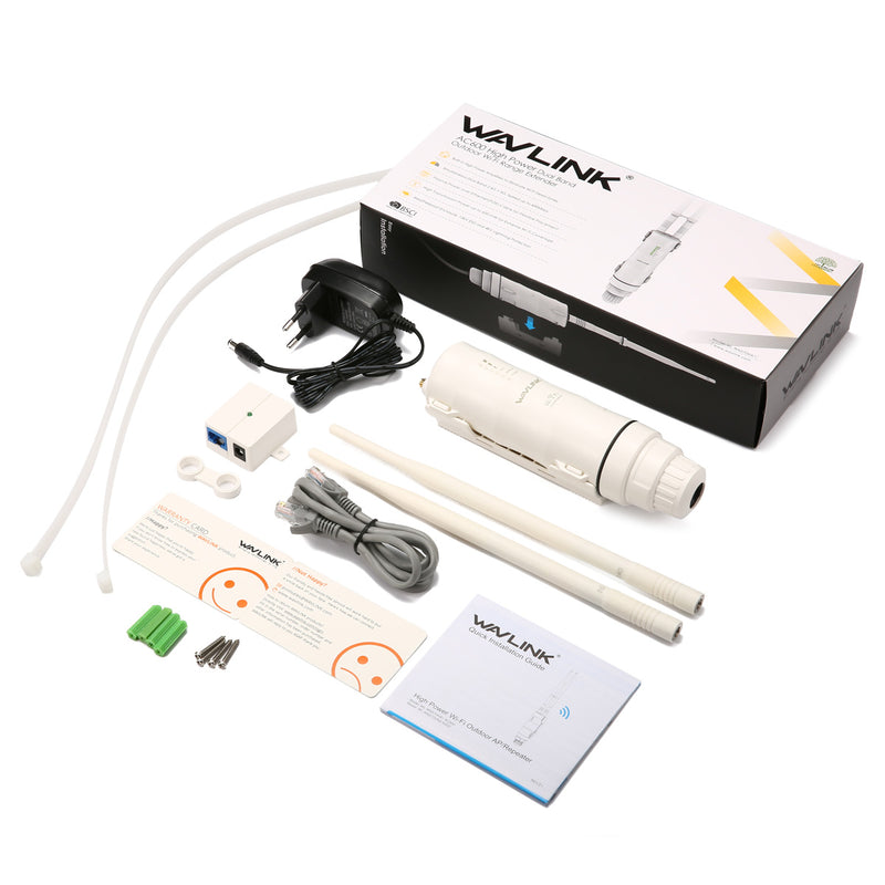Wavlink AC600 2.4G/5G High Power Outdoor Waterproof WIFI Router/AP Repeater 2 Antennas