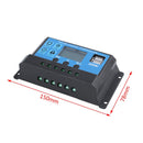 30A 12V / 24V LCD Intelligence Auto Regulate PWM Solar Battery Charge Contr