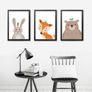 fox animal HD Modern Home Wall Decor Abstract Canvas Print Oil Painting Wal