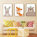 fox animal HD Modern Home Wall Decor Abstract Canvas Print Oil Painting Wal