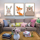 fox animal HD Modern Home Wall Decor Abstract Canvas Print Oil Painting Wal