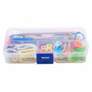 56PCS Crochet Hook Knit Yarn Weave Knitting Needle Clip Marker Tool Set Cas