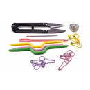 56PCS Crochet Hook Knit Yarn Weave Knitting Needle Clip Marker Tool Set CaseQ1X7