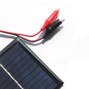 1W 5.5V Solar Cell Epoxy Polycrystalline Solar Panel+Clip For Charging 3.7V