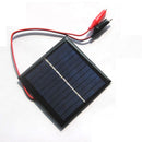 1W 5.5V Solar Cell Epoxy Polycrystalline Solar Panel+Clip For Charging 3.7V