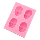 Men's Face Silicone Fandant Mold Chocolate Polymer Clay Mould