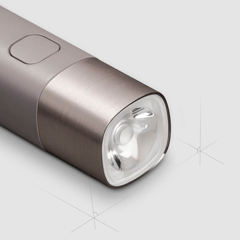 XIAOMI SOLOVE X3 USB Rechargeable Brightness EDC Flashlight 3000mAh Power Bank Mini LED Torch Bike Light