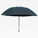 Folding Umbrella 1-2 People Windproof Umbrella Reflective Stripe Camping Sunshade