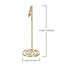 12 Pcs Table Number Card Holders with Alligator Clip Photo Memo Holder Clip