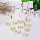 12 Pcs Table Number Card Holders with Alligator Clip Photo Memo Holder Clip
