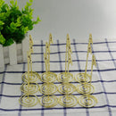 12 Pcs Table Number Card Holders with Alligator Clip Photo Memo Holder Clip