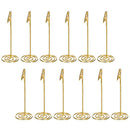 12 Pcs Table Number Card Holders with Alligator Clip Photo Memo Holder Clip