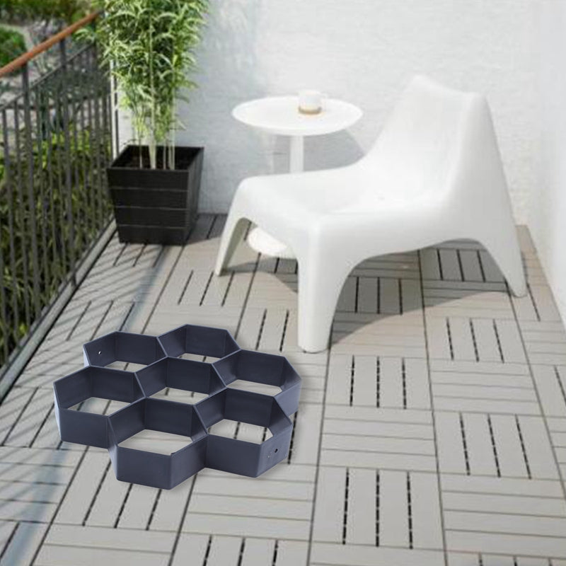 DIY Patio Walk Maker Stepping Stone Concrete Paver Mold Reusable Path