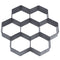 DIY Patio Walk Maker Stepping Stone Concrete Paver Mold Reusable Path