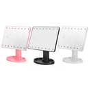 USB 16 LED Lights Makeup Mirrors Light Portable Smart Touch Screen Rotated Lamp