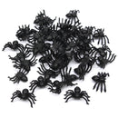 50pcs Halloween Plastic Spiders Spider Funny Joking Toy Decoration