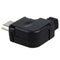 Right Angle Micro-USB 5 P Port Male Plug Socket Connector With Plastic Cove Y7P3