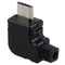 Right Angle Micro-USB 5 P Port Male Plug Socket Connector With Plastic Cove Y7P3