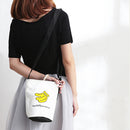 School Girls Canvas Shoulder Bag Boy Animal Banana Prints Shoulder & Crossb G9H2