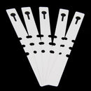 200 Pcs White Plastic Plant Tree Tags Nursery Garden Lables 2x20cm Wrap Aro Y9M2