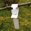 200 Pcs White Plastic Plant Tree Tags Nursery Garden Lables 2x20cm Wrap Aro Y9M2