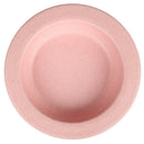 Wheat Straw Tray Tableware Set for Kids, Pink (3 piece,Plate + Spoon + Fork Y2L9