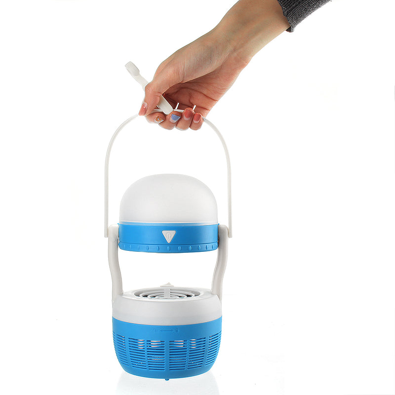 Solar UV Light 5W Mosquito Killer Dispeller Insect Lamp Fly Bug Zapper Trap Pest Catcher