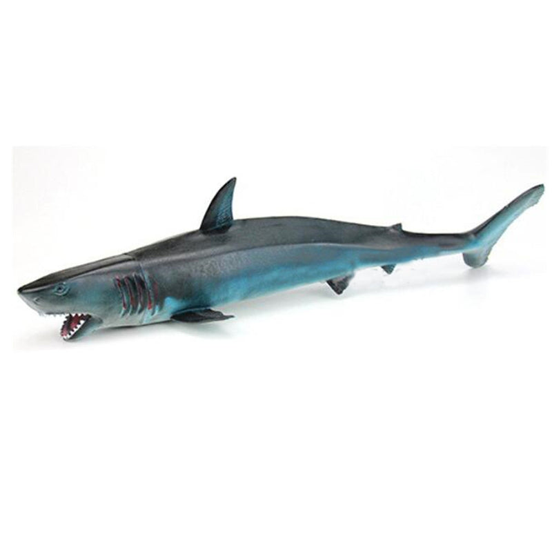 42cm Great White Shark Sea Life Decor Prop Simulation Animal Model Kids Toys