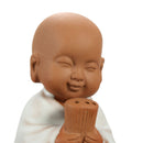 Ceramic Incense Burner Backflow Holder Porcelain Monk Bonze Stove Home Decor