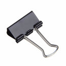 48 pcs 25mm Black Metal Binder Clips File Paper Clip Document Office Suppli F6Q3