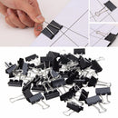 48 pcs 25mm Black Metal Binder Clips File Paper Clip Document Office Suppli F6Q3