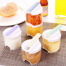 5pcs/Set Creative Transparent Seasoning Cans Kitchen Spice Rack Condiment B