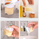 5pcs/Set Creative Transparent Seasoning Cans Kitchen Spice Rack Condiment B