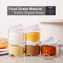 5pcs/Set Creative Transparent Seasoning Cans Kitchen Spice Rack Condiment B