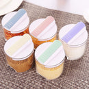 5pcs/Set Creative Transparent Seasoning Cans Kitchen Spice Rack Condiment B