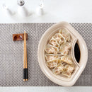 Double Drainage Dumpling Dishes Driftwood Fruit Pans Scalloped Kitchen Pan  C1H4