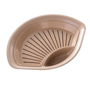 Double Drainage Dumpling Dishes Driftwood Fruit Pans Scalloped Kitchen Pan  C1H4
