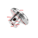 3mm Flange Coupling Steel Rigid Flange Plate Shaft Connector Optical Axis Support Fixed Seat