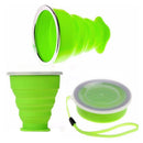 Silicone Collapsible Travel Cup with Lids- BPA Free-Portable Travel Cup K5C9