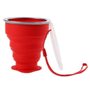 Silicone Collapsible Travel Cup with Lids- BPA Free-Portable Travel Cup K5C9