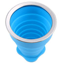 Silicone Collapsible Travel Cup with Lids- BPA Free-Portable Travel Cup K5C9