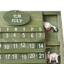Retro rustic creative bilingual furniture Mediterranean can hang wood manua